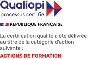 Logo de certification Qualiopi pour les actions de formation